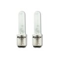 Bulbrite T3 Light Bulbs with Frost Glass Finish and BA15D Double-Contact Bayonet Base, 40 Watt, 2 PK 861185